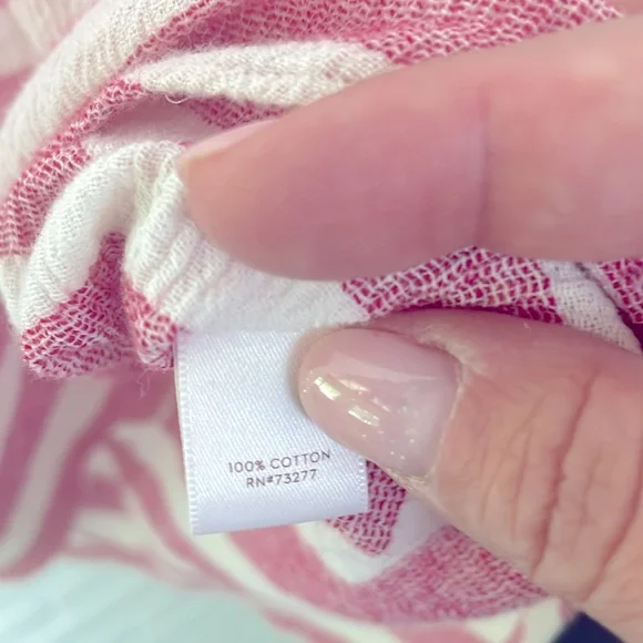 Lauren Conrad striped red summer top‎ Size M - Picture 3 of 3